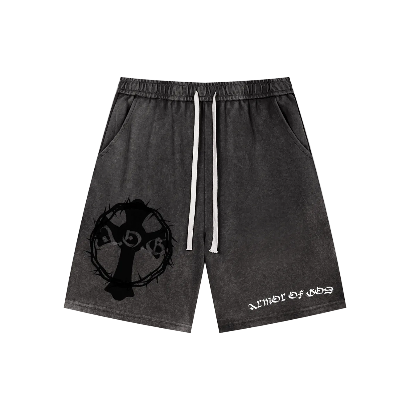 Men’s Vintage Wash Drawstring Shorts