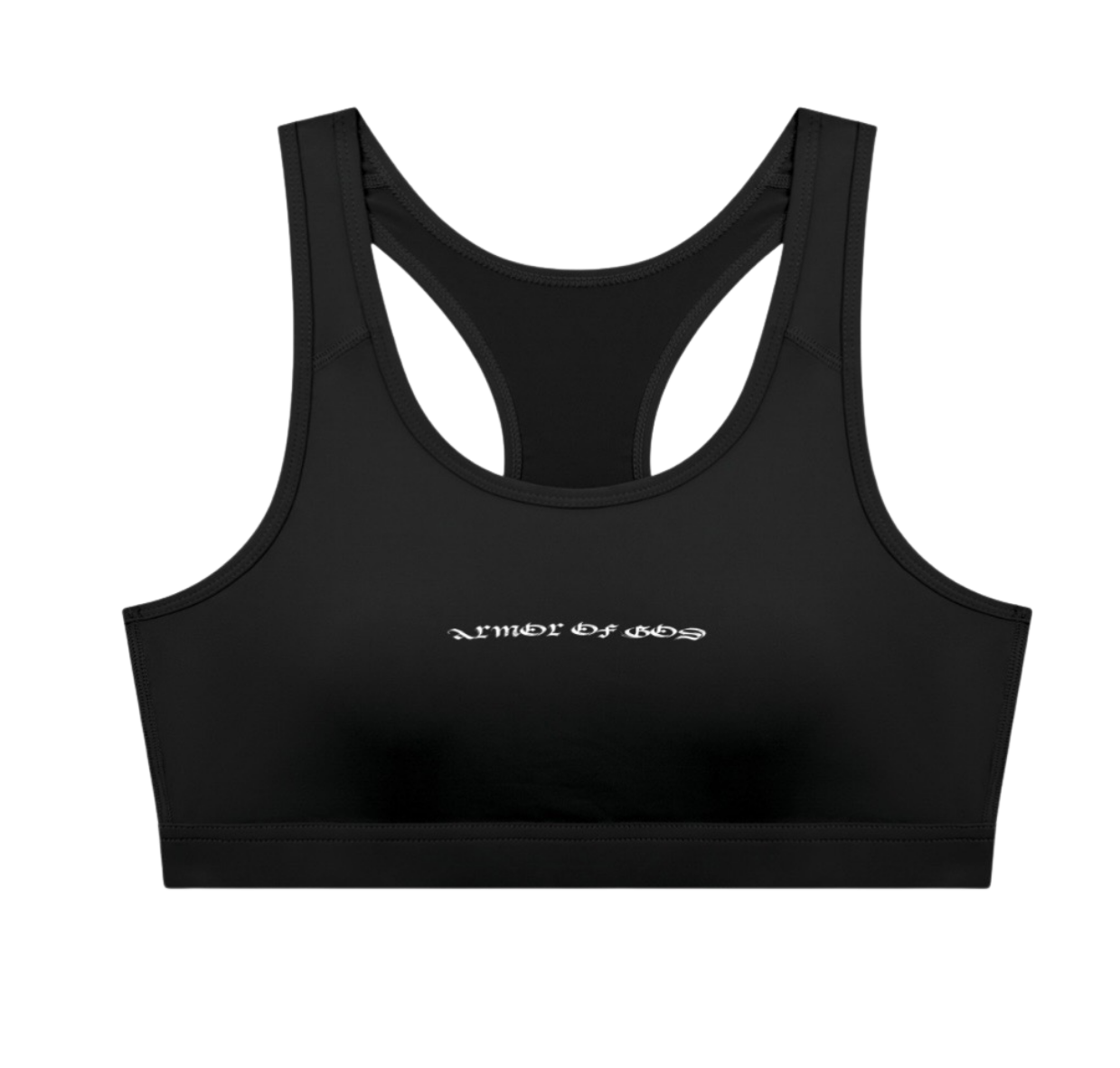 A.O.G. Performance Sports Bra – Onyx Black